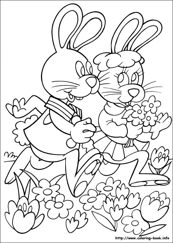 Peter Cottontail coloring picture